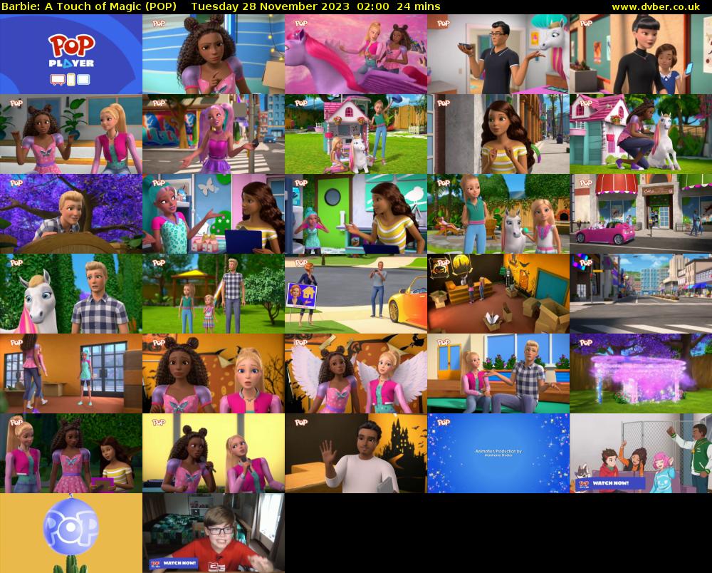 Barbie: A Touch of Magic (POP) Tuesday 28 November 2023 02:00 - 02:24