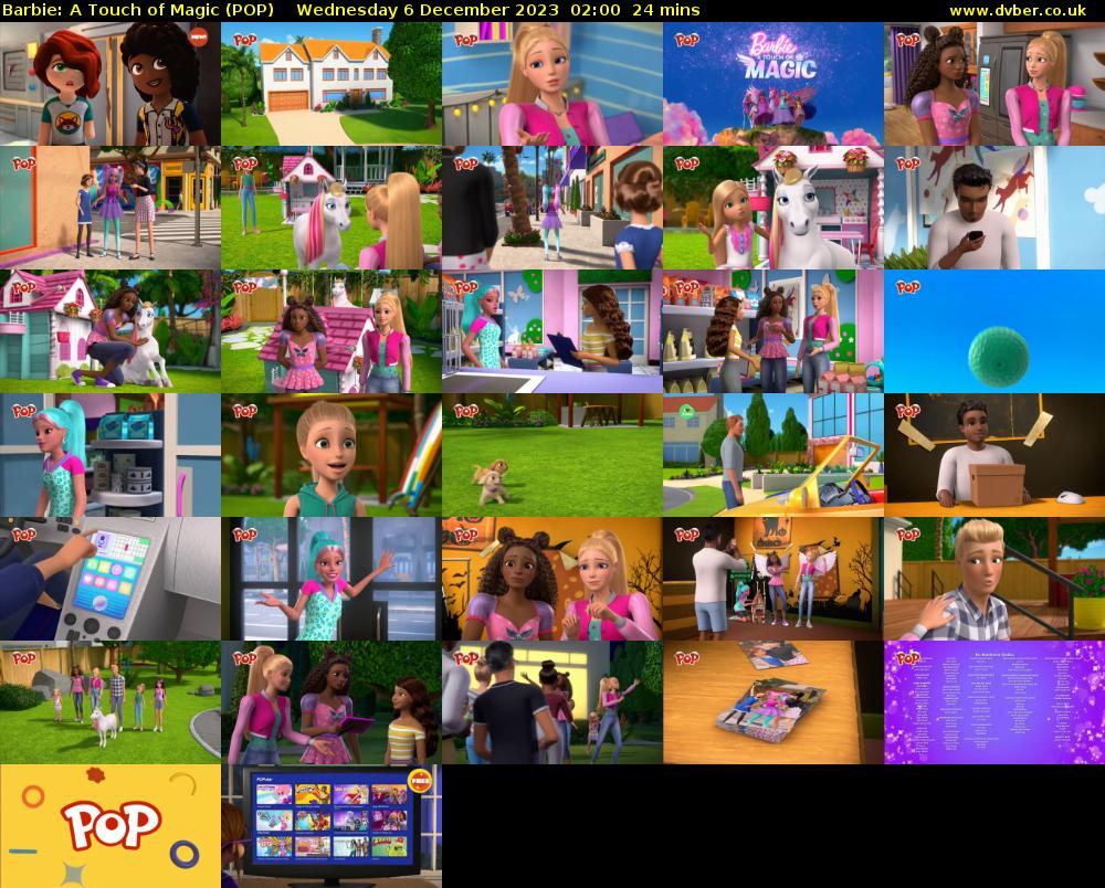 Barbie: A Touch of Magic (POP) Wednesday 6 December 2023 02:00 - 02:24