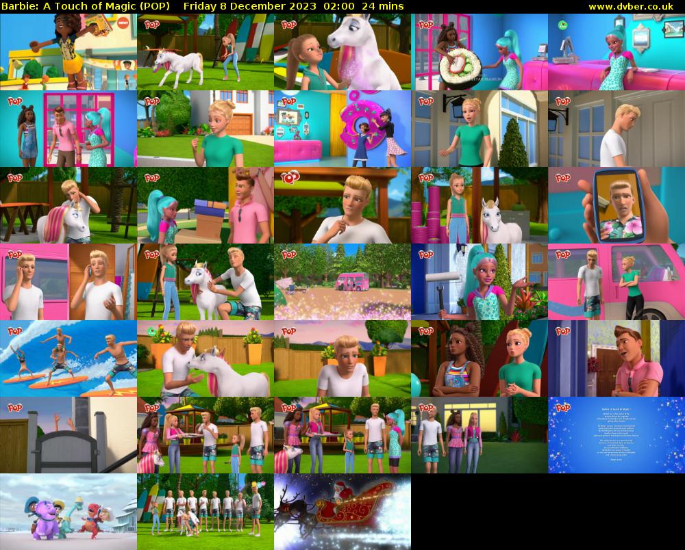 Barbie: A Touch of Magic (POP) Friday 8 December 2023 02:00 - 02:24