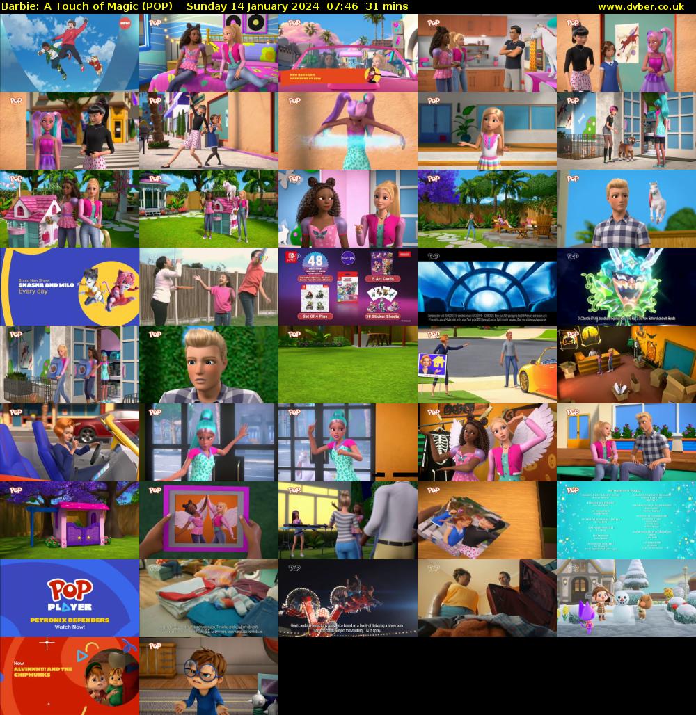 Barbie: A Touch of Magic (POP) Sunday 14 January 2024 07:46 - 08:17
