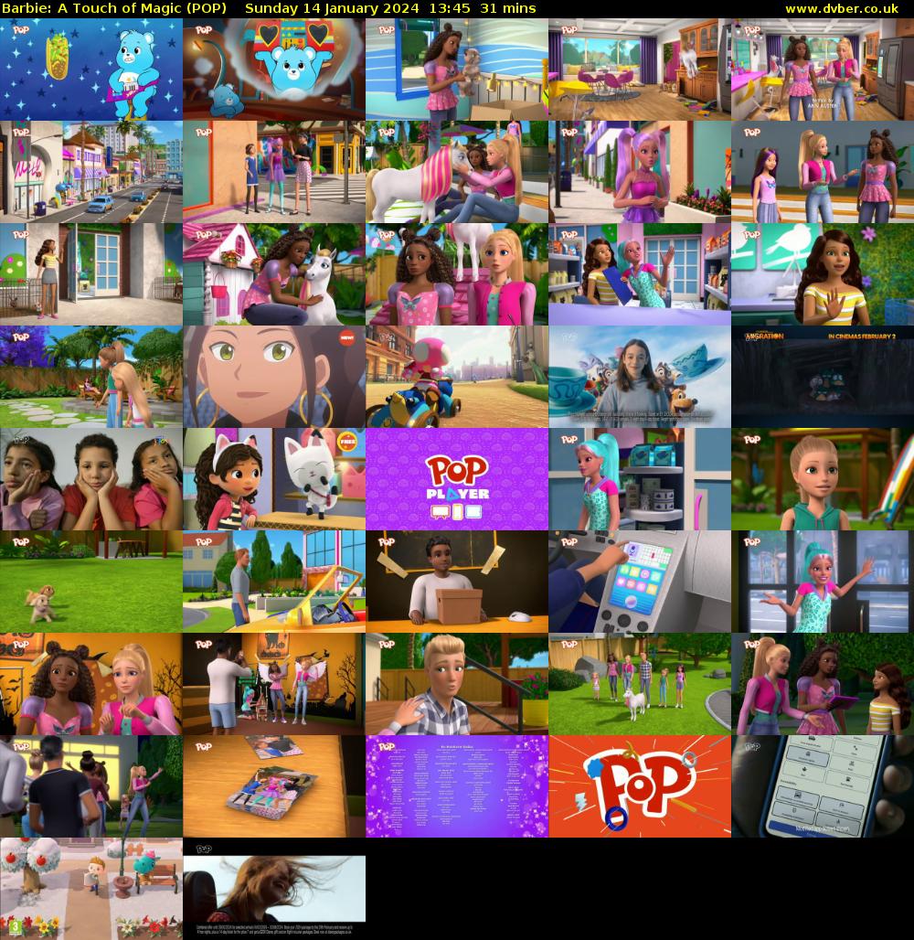 Barbie: A Touch of Magic (POP) Sunday 14 January 2024 13:45 - 14:16