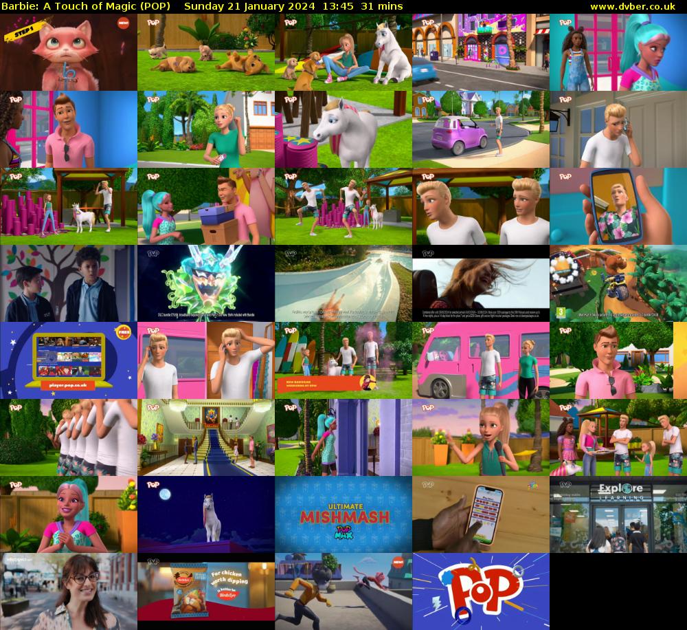 Barbie: A Touch of Magic (POP) Sunday 21 January 2024 13:45 - 14:16
