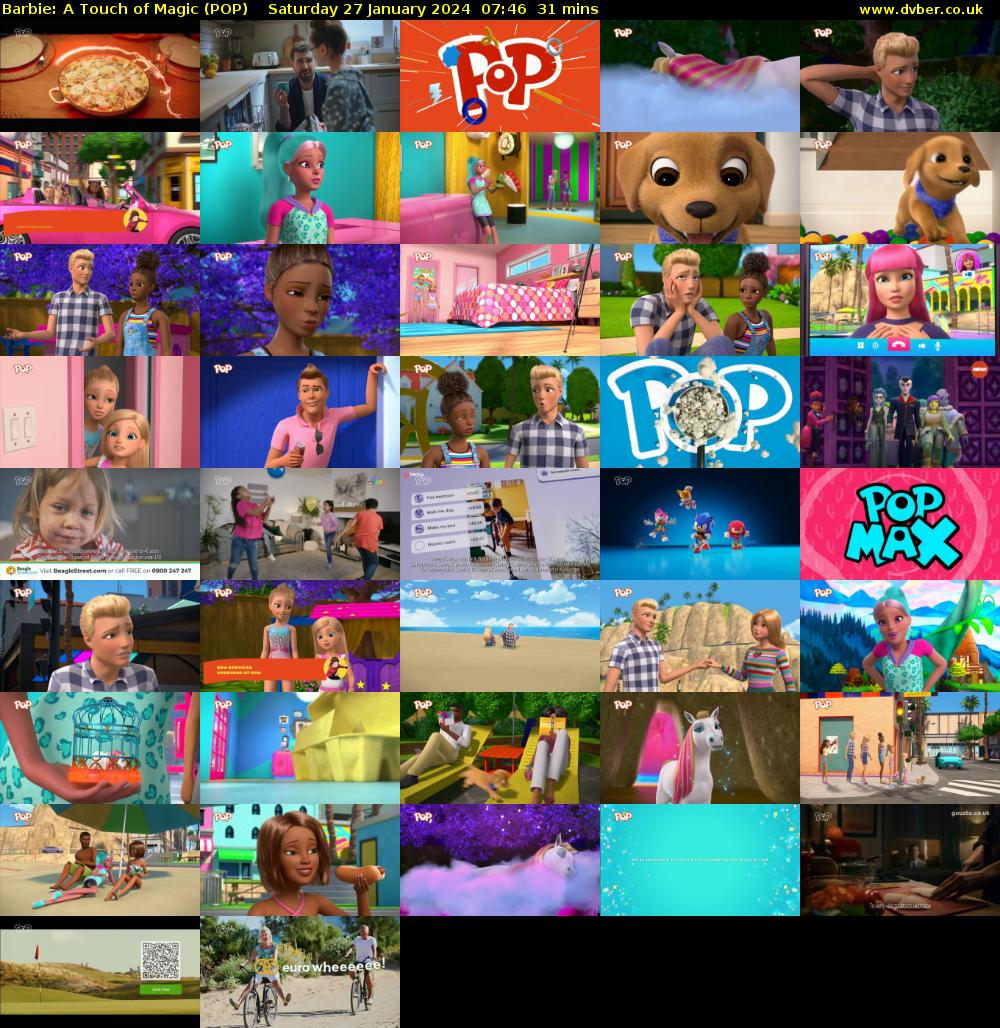 Barbie: A Touch of Magic (POP) Saturday 27 January 2024 07:46 - 08:17