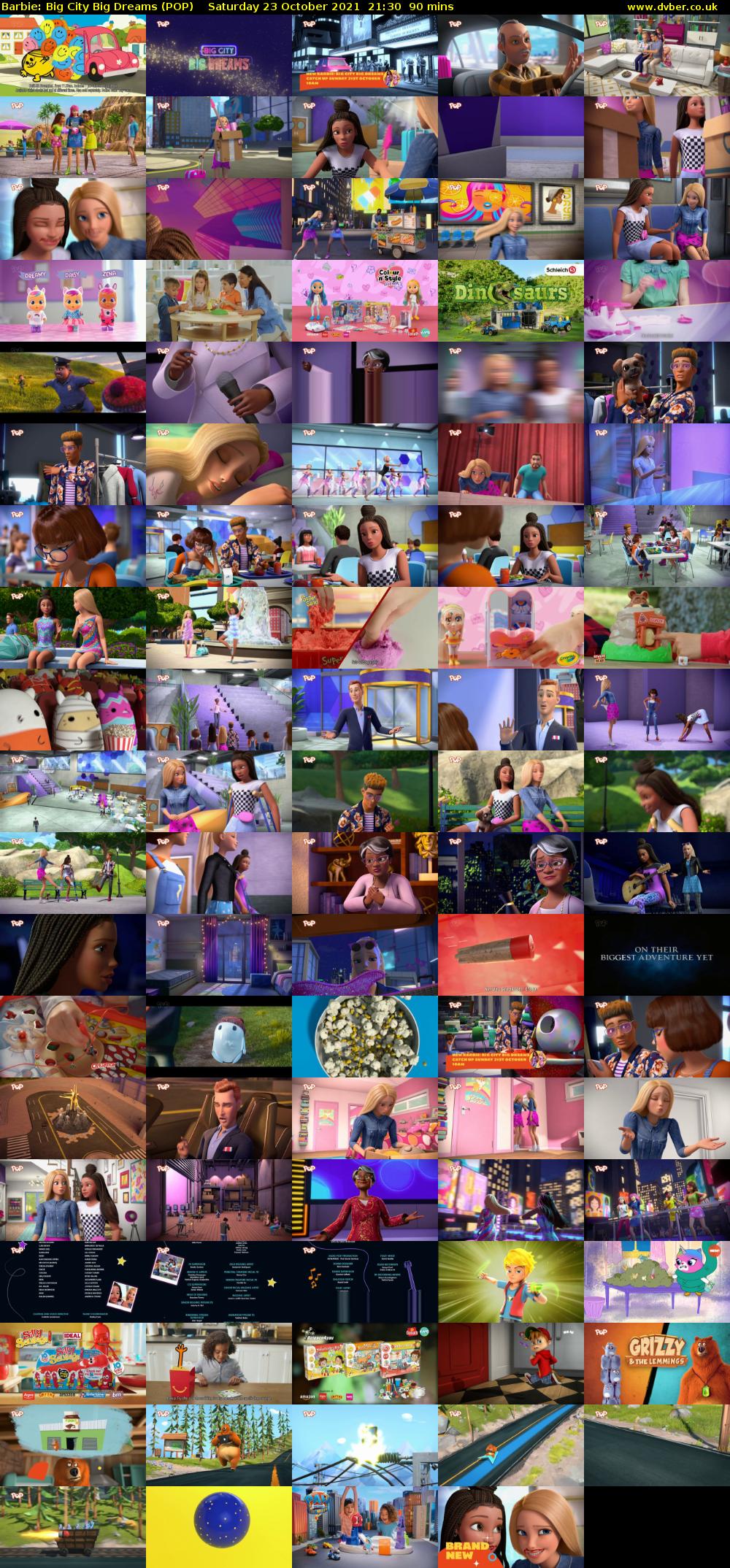 Barbie: Big City Big Dreams (POP) Saturday 23 October 2021 21:30 - 23:00