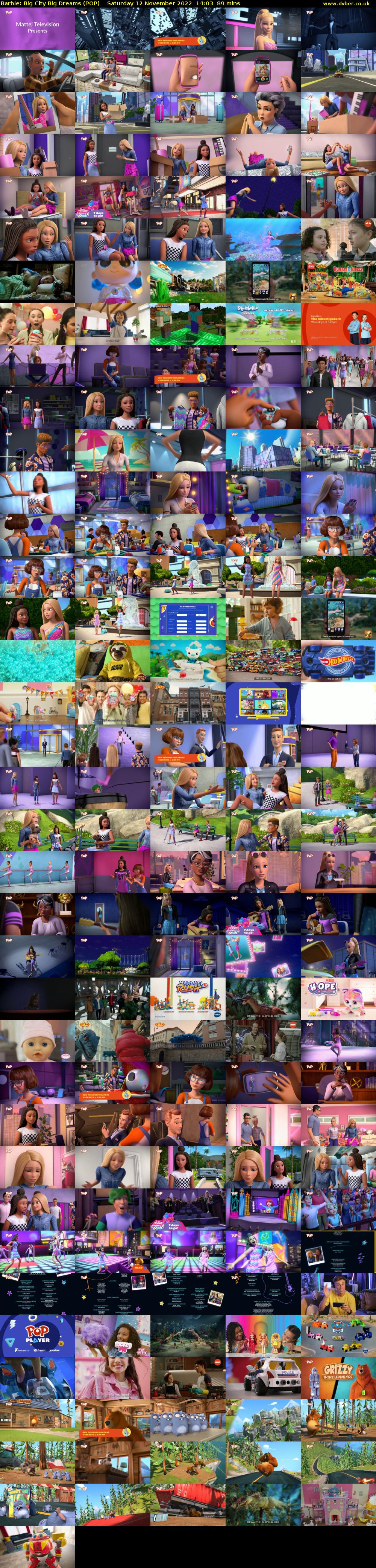 Barbie: Big City Big Dreams (POP) Saturday 12 November 2022 14:03 - 15:32