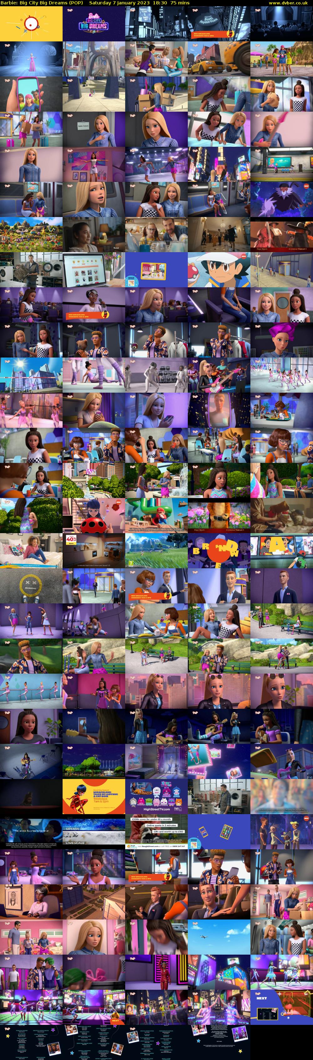 Barbie: Big City Big Dreams (POP) Saturday 7 January 2023 18:30 - 19:45