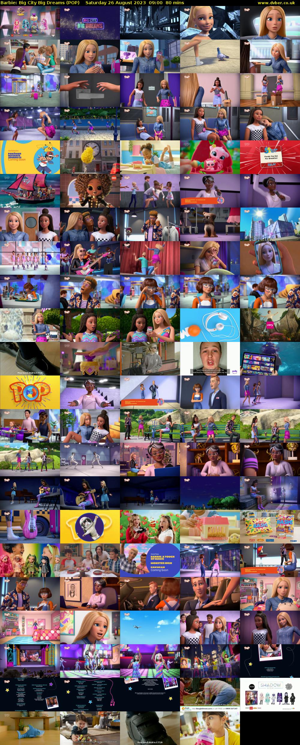 Barbie: Big City Big Dreams (POP) Saturday 26 August 2023 09:00 - 10:20