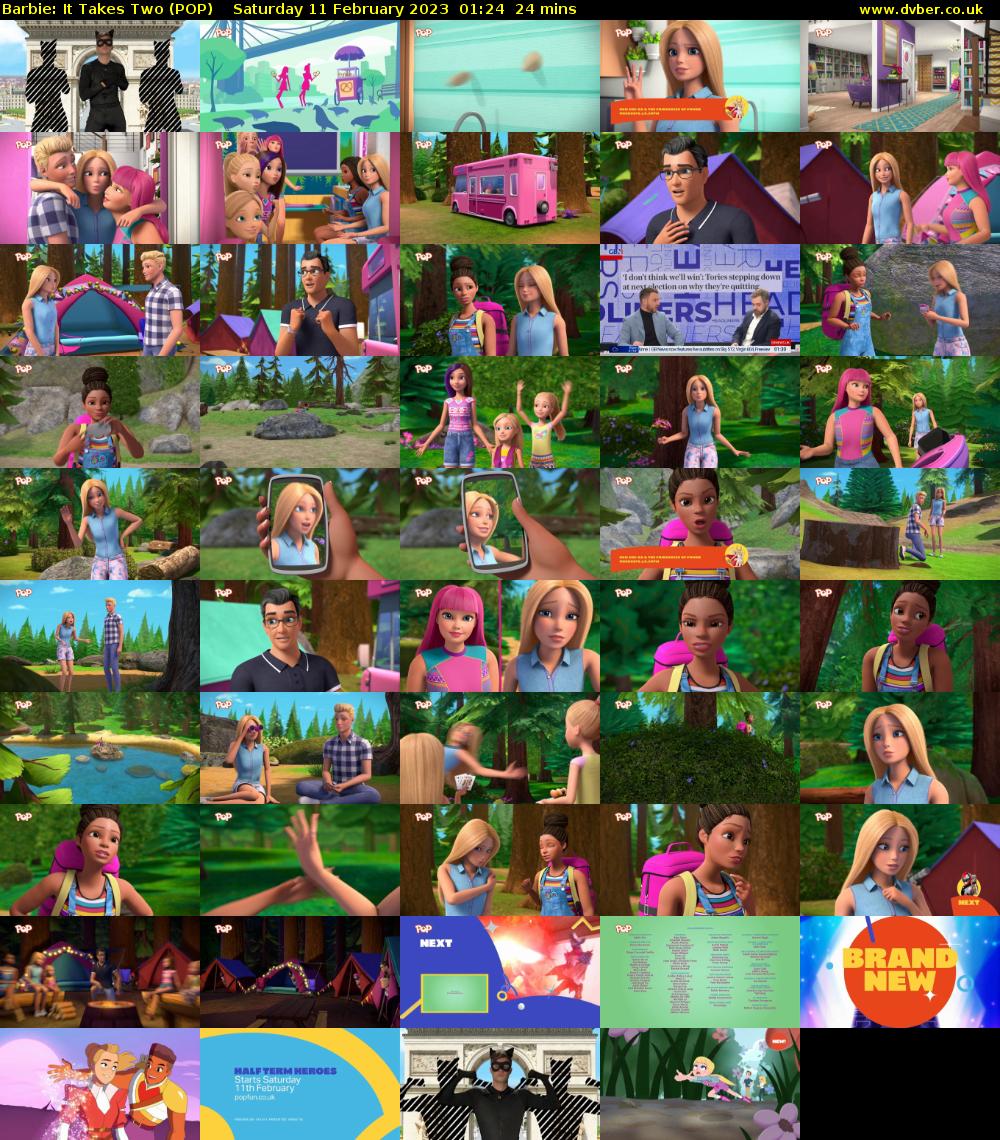 Barbie: It Takes Two (POP) Saturday 11 February 2023 01:24 - 01:48