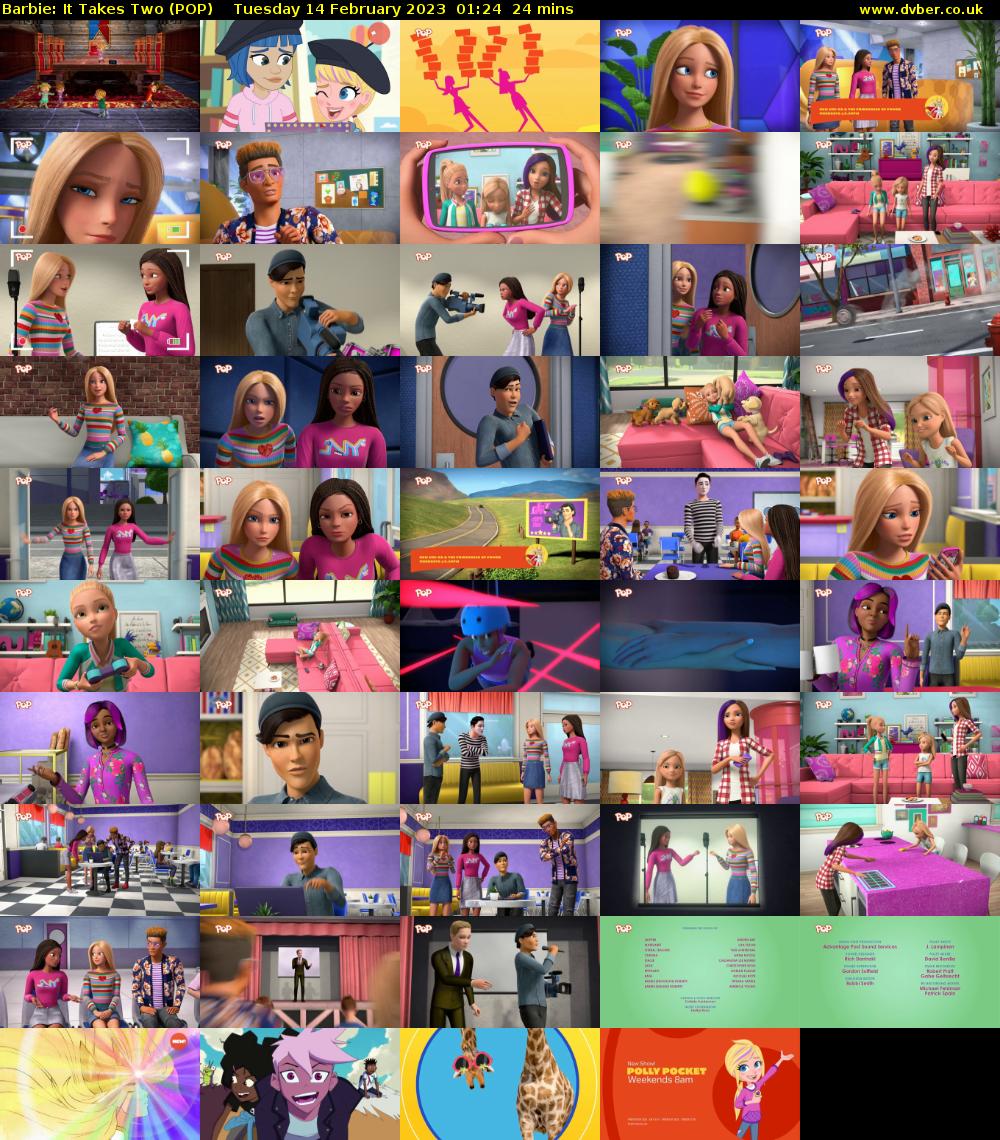 Barbie: It Takes Two (POP) Tuesday 14 February 2023 01:24 - 01:48