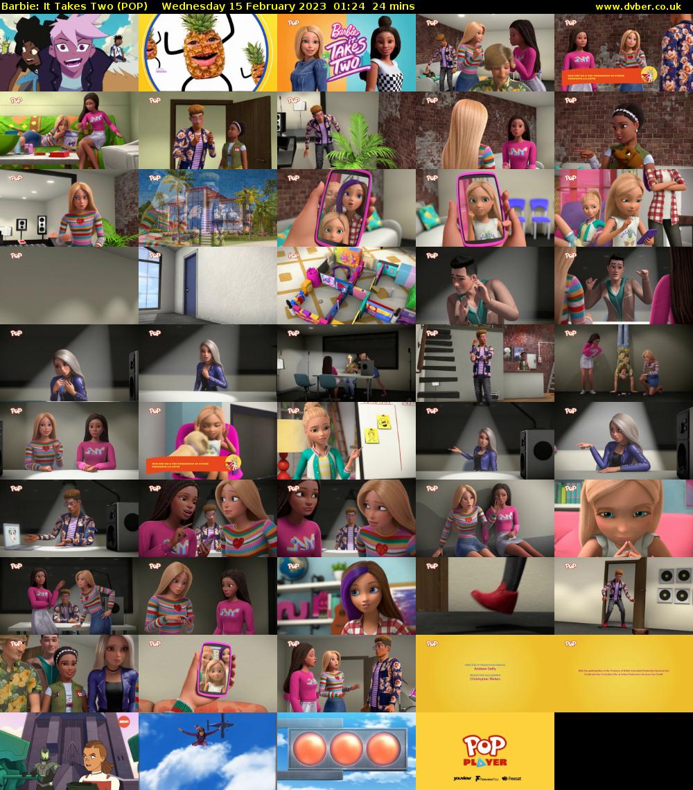 Barbie: It Takes Two (POP) Wednesday 15 February 2023 01:24 - 01:48
