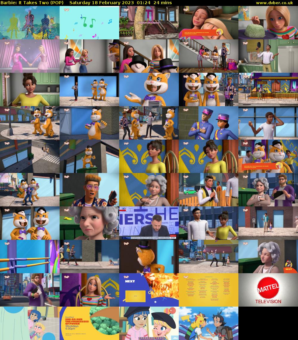 Barbie: It Takes Two (POP) Saturday 18 February 2023 01:24 - 01:48