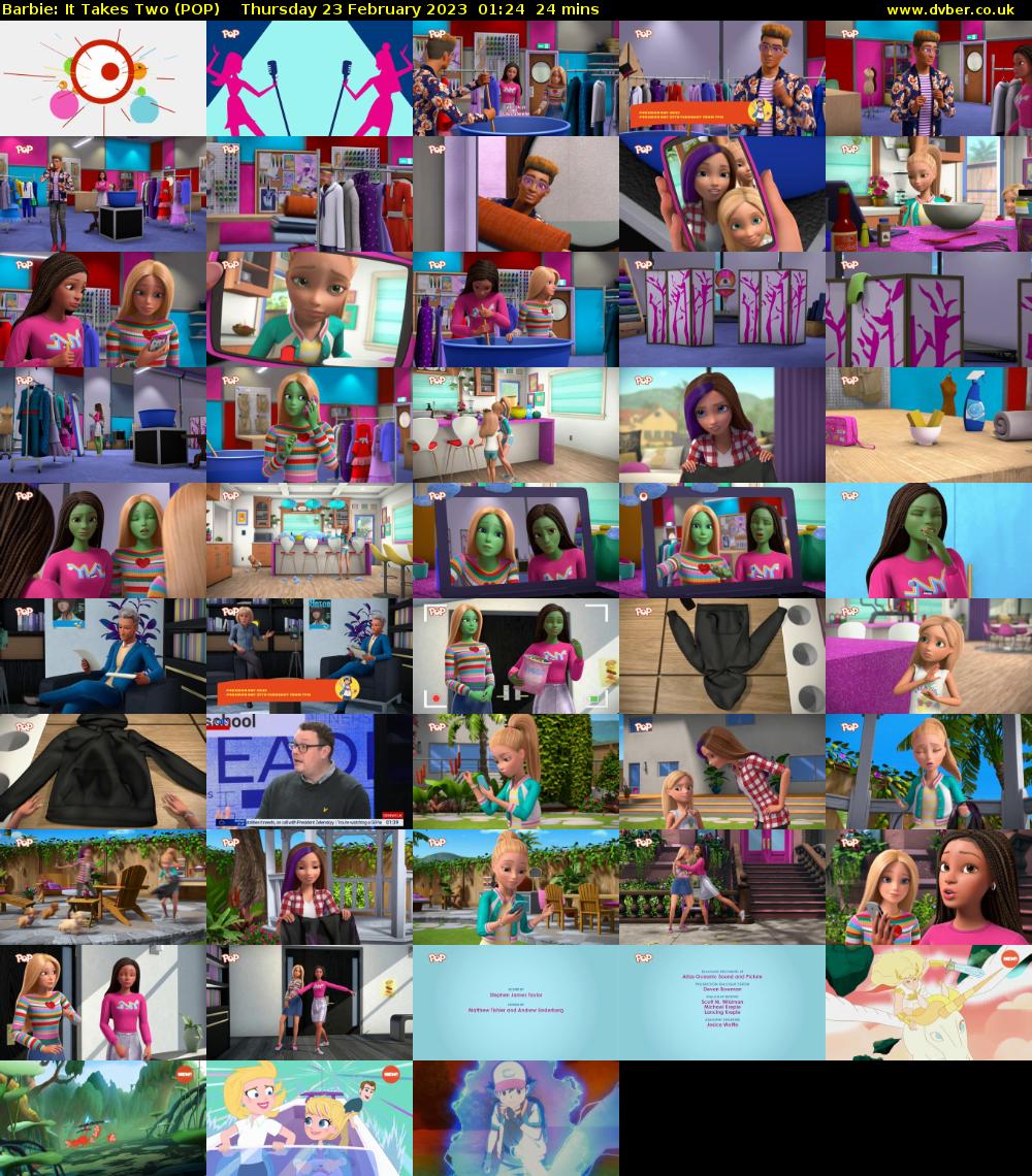 Barbie: It Takes Two (POP) Thursday 23 February 2023 01:24 - 01:48