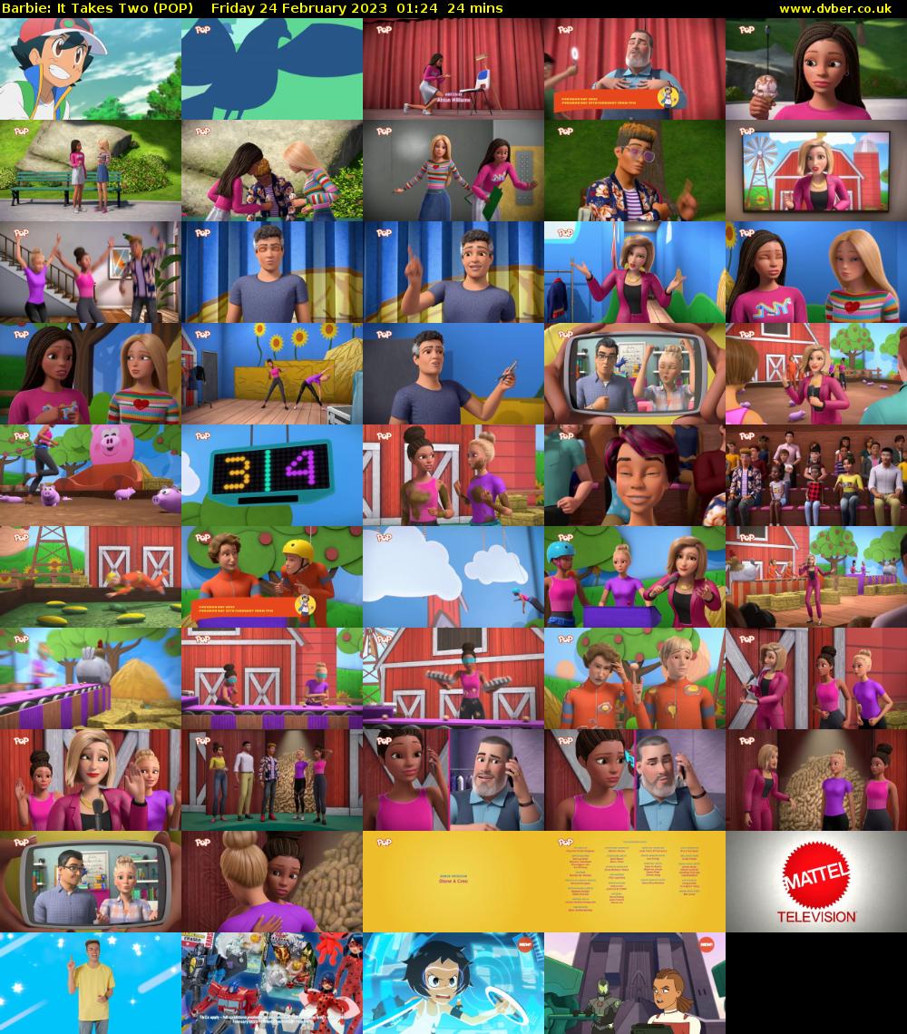 Barbie: It Takes Two (POP) Friday 24 February 2023 01:24 - 01:48