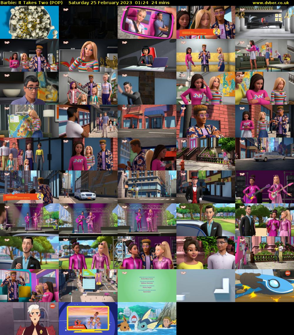 Barbie: It Takes Two (POP) Saturday 25 February 2023 01:24 - 01:48