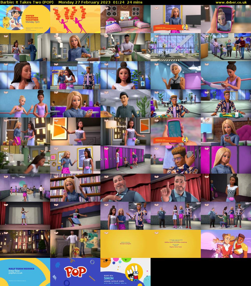 Barbie: It Takes Two (POP) Monday 27 February 2023 01:24 - 01:48