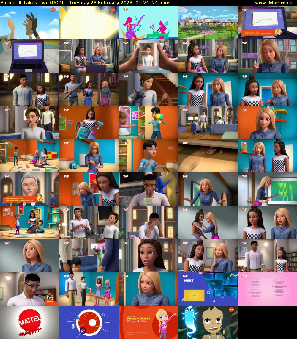 Barbie: It Takes Two (POP) Tuesday 28 February 2023 01:24 - 01:48