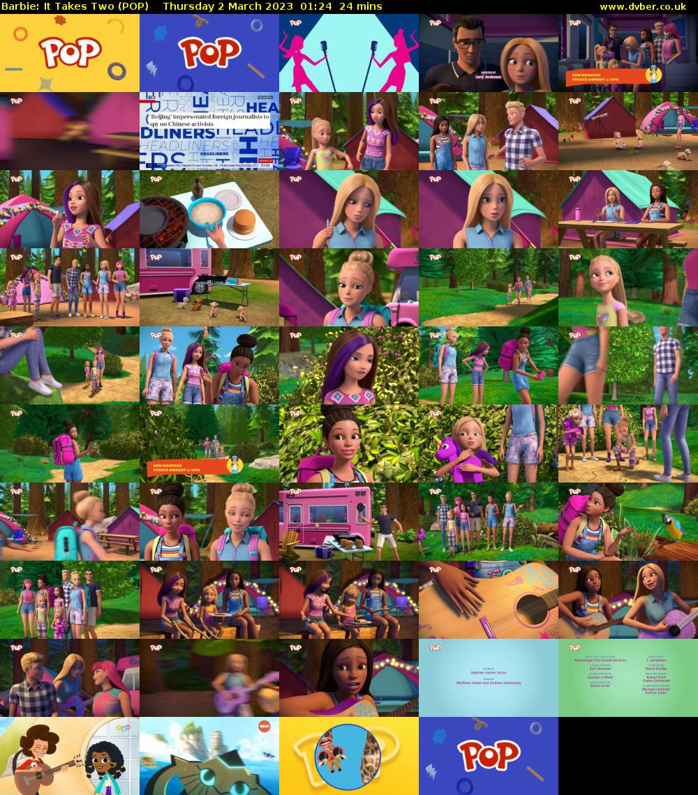 Barbie: It Takes Two (POP) Thursday 2 March 2023 01:24 - 01:48