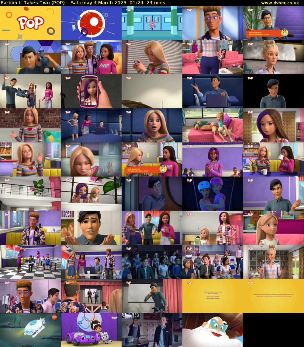 Barbie: It Takes Two (POP) Saturday 4 March 2023 01:24 - 01:48