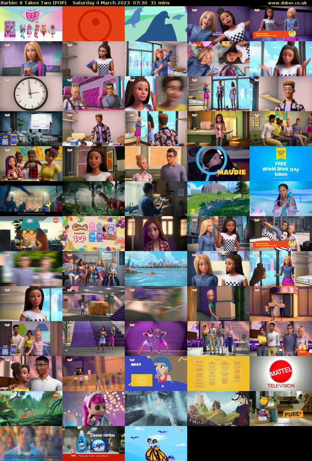 Barbie: It Takes Two (POP) Saturday 4 March 2023 07:30 - 08:01