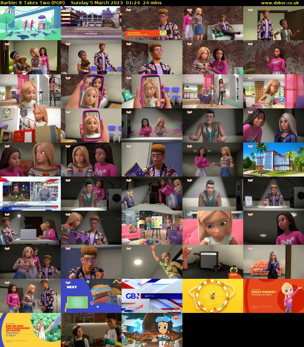 Barbie: It Takes Two (POP) Sunday 5 March 2023 01:24 - 01:48