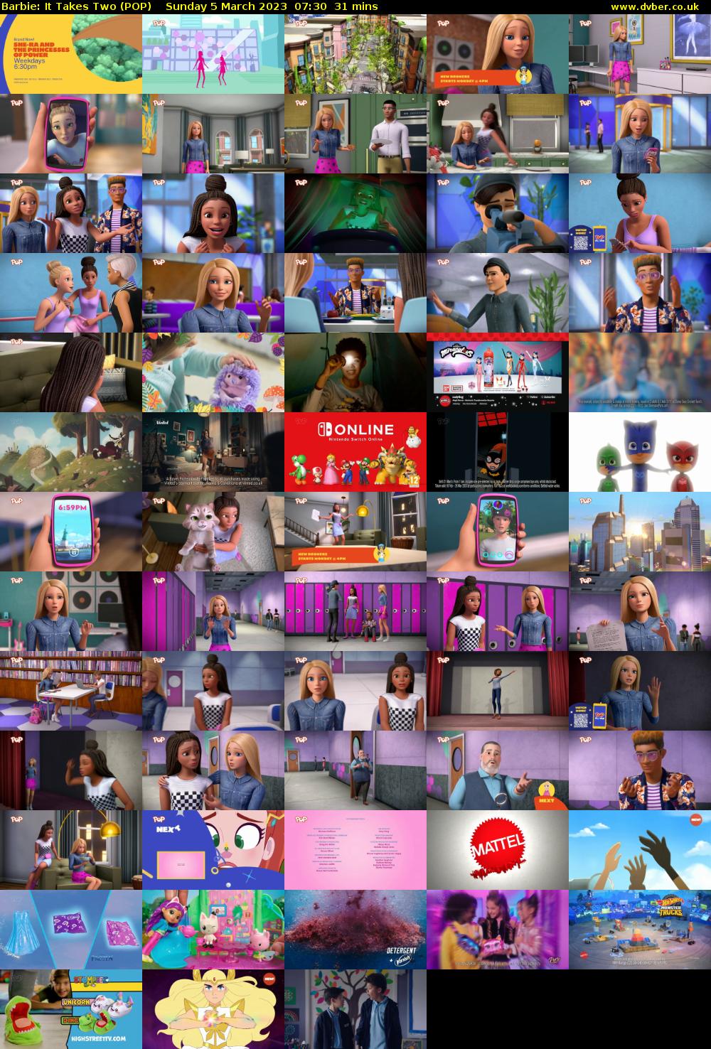 Barbie: It Takes Two (POP) Sunday 5 March 2023 07:30 - 08:01