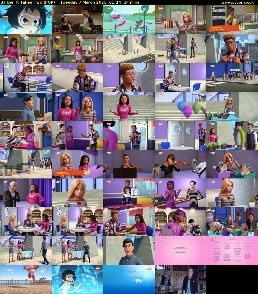 Barbie: It Takes Two (POP) Tuesday 7 March 2023 01:24 - 01:48