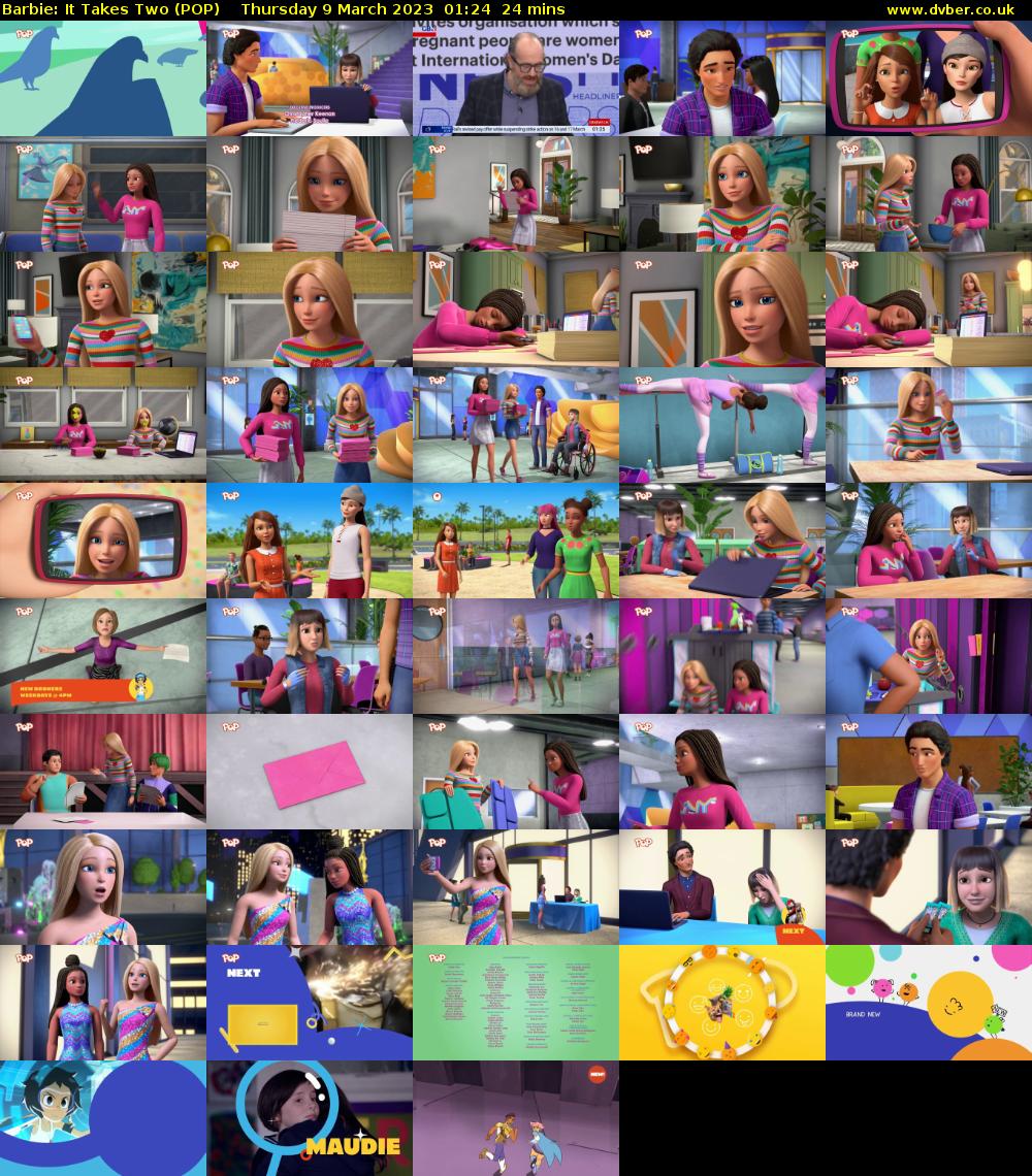 Barbie: It Takes Two (POP) Thursday 9 March 2023 01:24 - 01:48