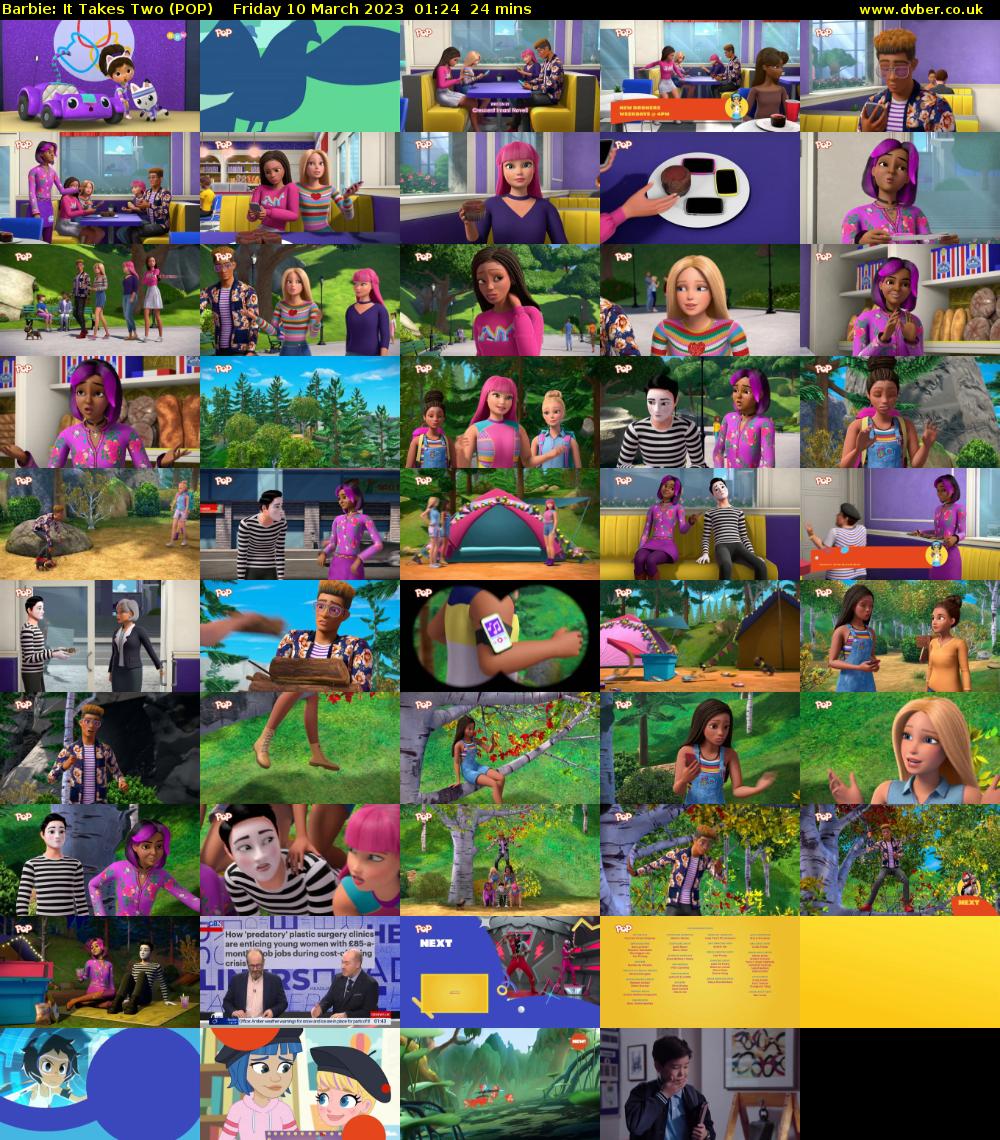 Barbie: It Takes Two (POP) Friday 10 March 2023 01:24 - 01:48