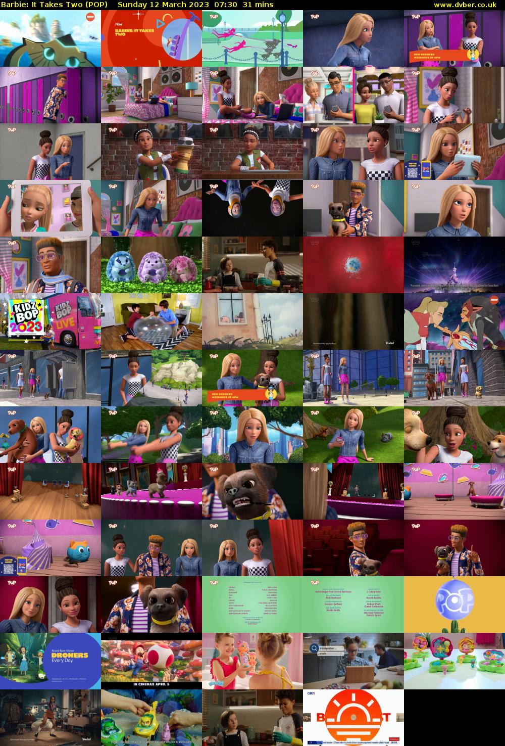 Barbie: It Takes Two (POP) Sunday 12 March 2023 07:30 - 08:01