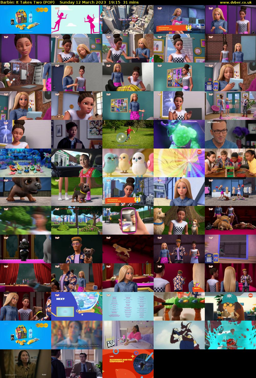 Barbie: It Takes Two (POP) Sunday 12 March 2023 19:15 - 19:46