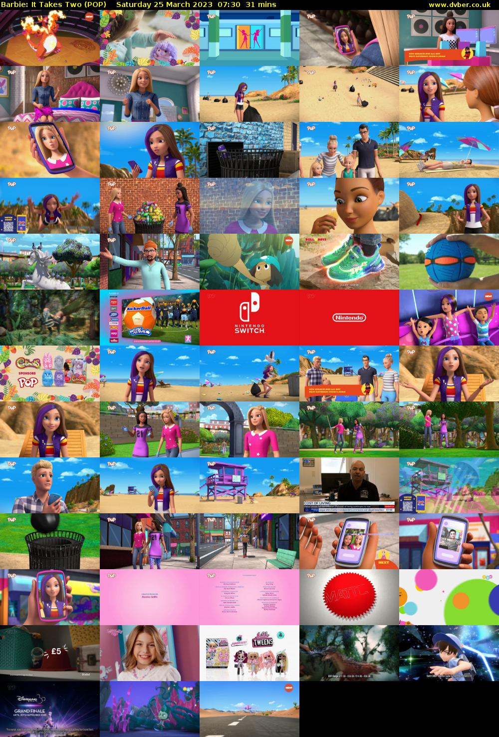 Barbie: It Takes Two (POP) Saturday 25 March 2023 07:30 - 08:01