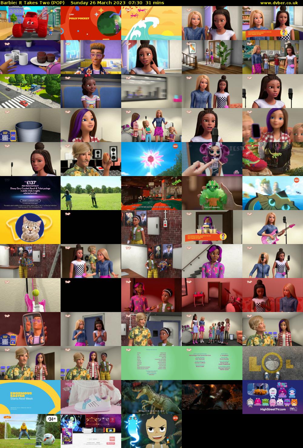 Barbie: It Takes Two (POP) Sunday 26 March 2023 07:30 - 08:01