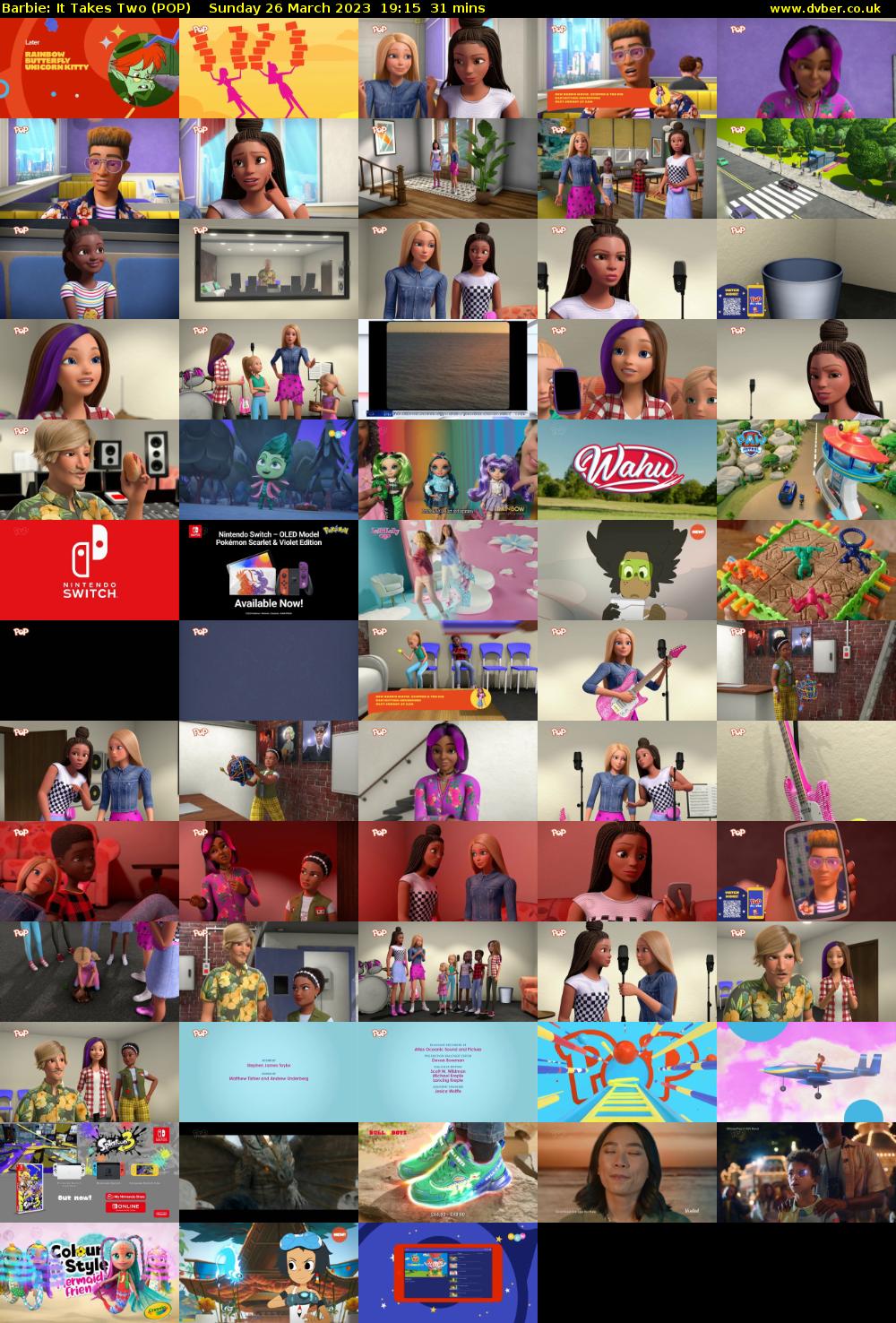 Barbie: It Takes Two (POP) Sunday 26 March 2023 19:15 - 19:46