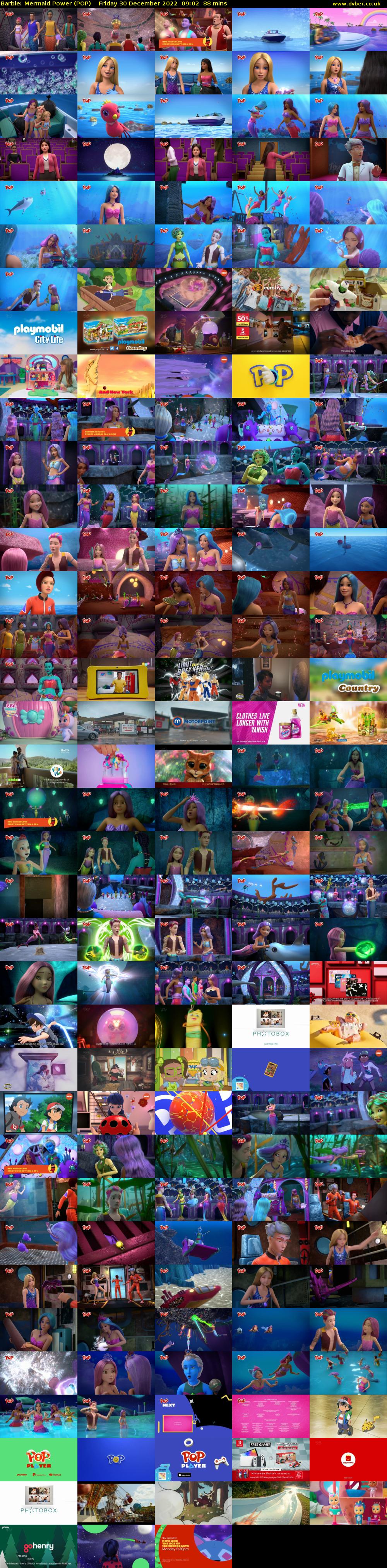 Barbie: Mermaid Power (POP) Friday 30 December 2022 09:02 - 10:30