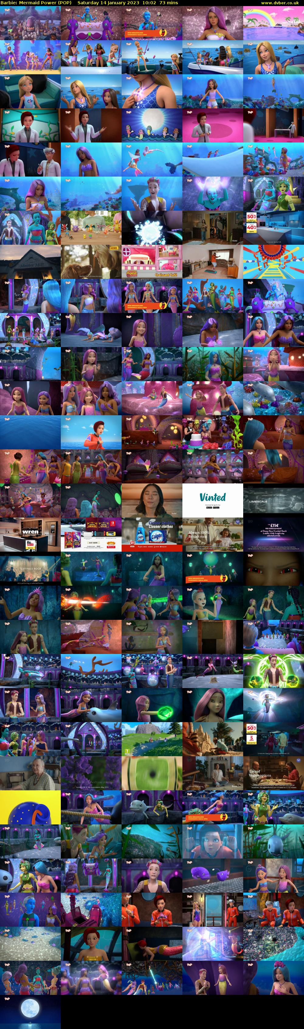 Barbie: Mermaid Power (POP) Saturday 14 January 2023 10:02 - 11:15