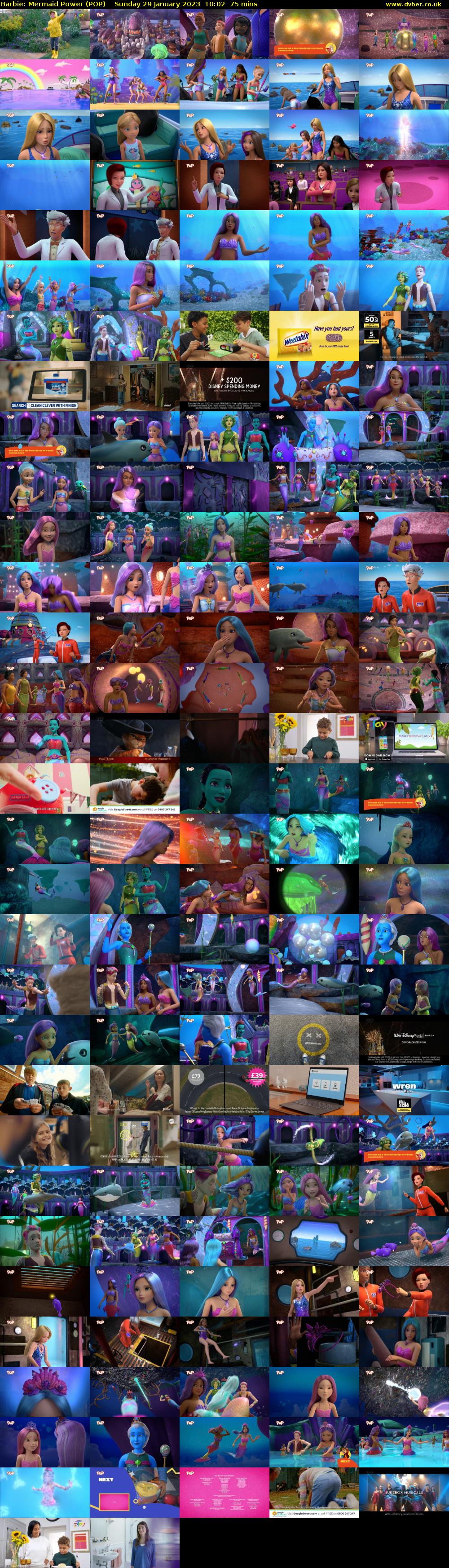 Barbie: Mermaid Power (POP) Sunday 29 January 2023 10:02 - 11:17