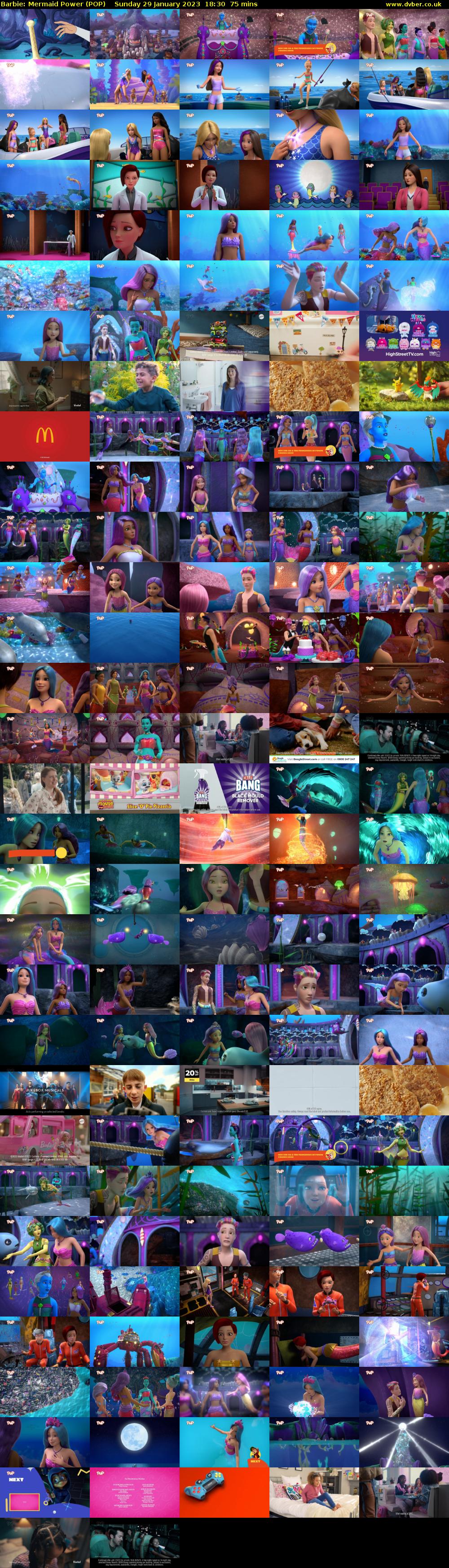 Barbie: Mermaid Power (POP) Sunday 29 January 2023 18:30 - 19:45