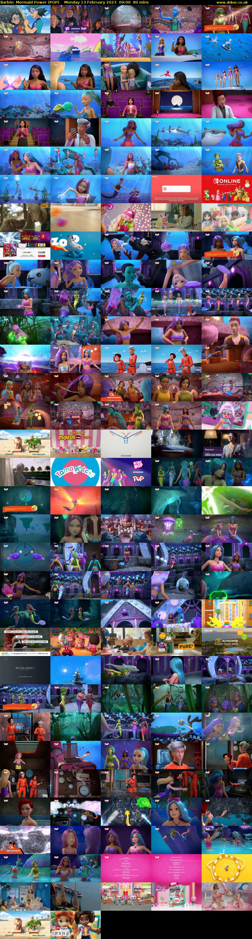 Barbie: Mermaid Power (POP) Monday 13 February 2023 09:00 - 10:20