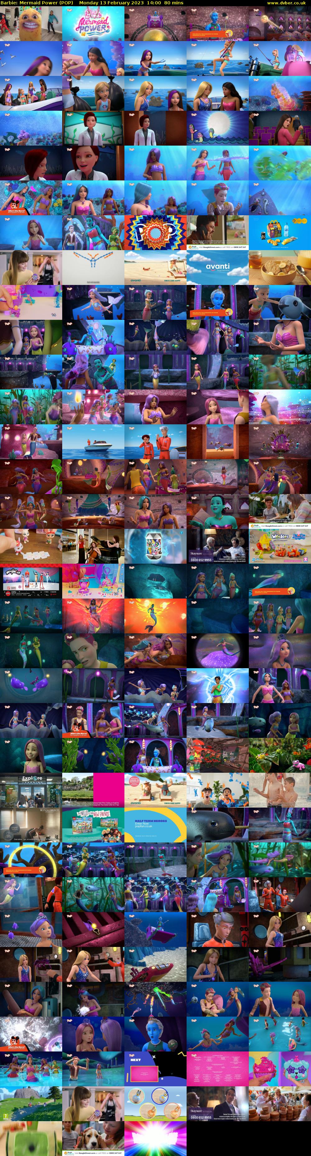 Barbie: Mermaid Power (POP) Monday 13 February 2023 14:00 - 15:20