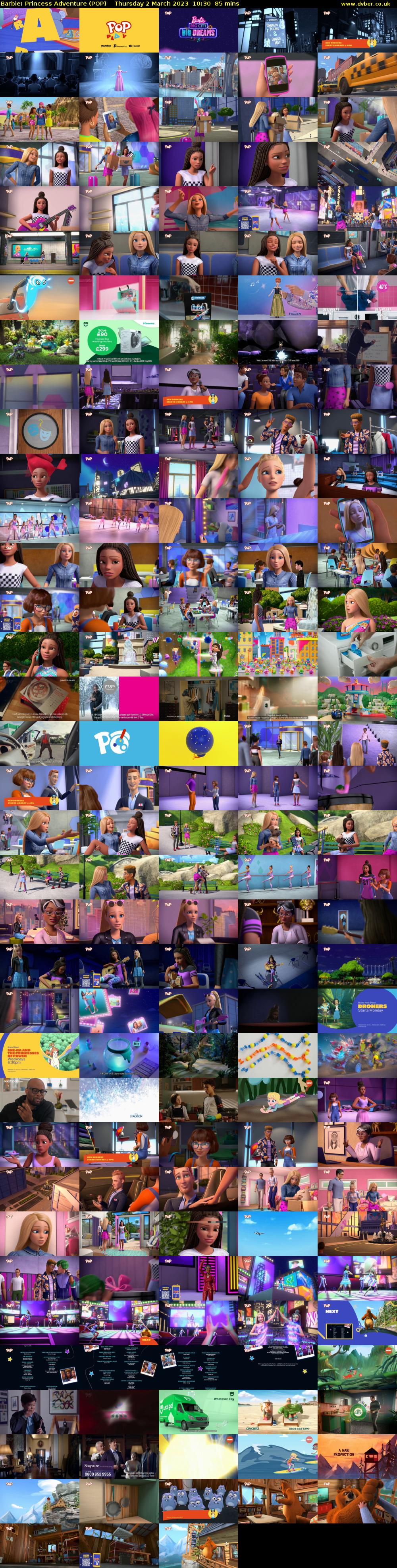 Barbie: Princess Adventure (POP) Thursday 2 March 2023 10:30 - 11:55