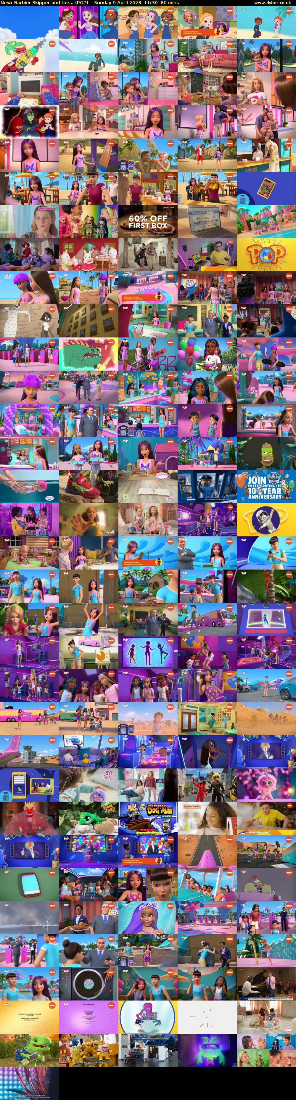 Barbie: Skipper and the... (POP) Sunday 9 April 2023 11:30 - 12:50