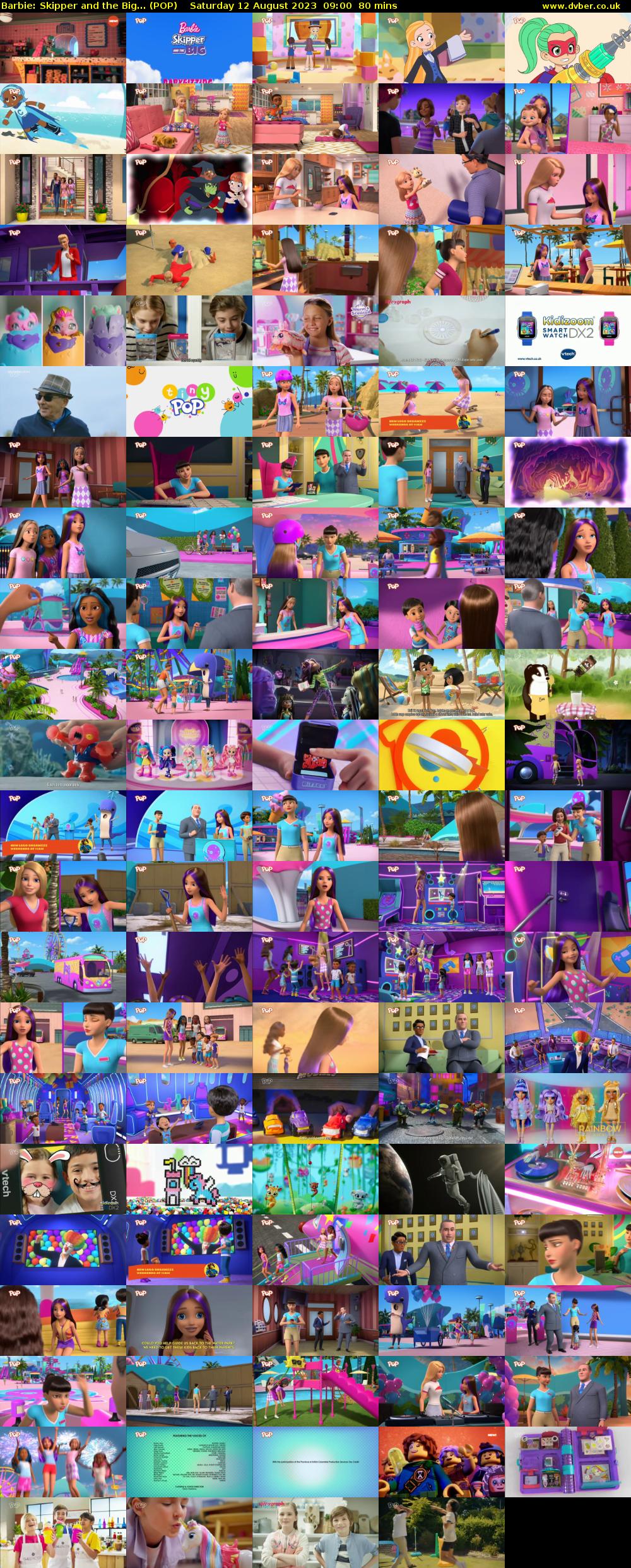 Barbie: Skipper and the Big... (POP) Saturday 12 August 2023 09:00 - 10:20