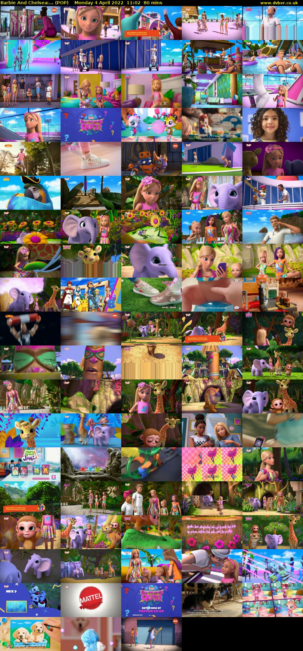 Barbie And Chelsea:... (POP) Monday 4 April 2022 11:02 - 12:22