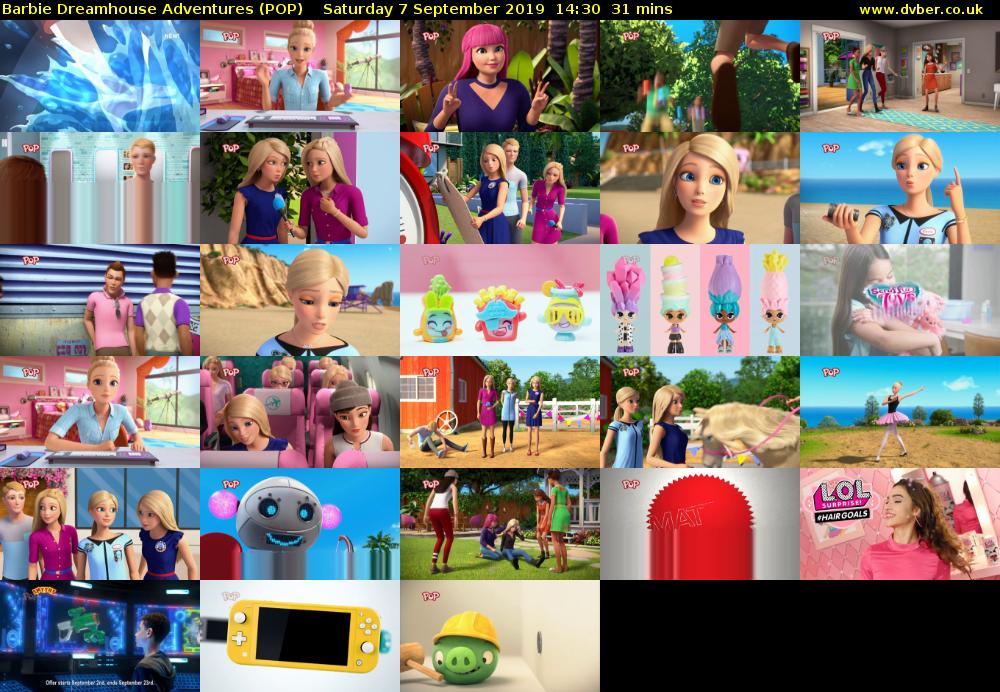 Barbie Dreamhouse Adventures (POP) Saturday 7 September 2019 14:30 - 15:01