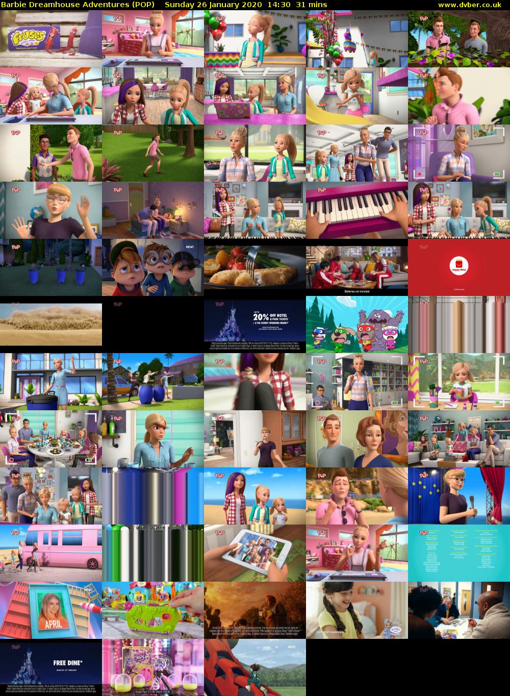 Barbie Dreamhouse Adventures (POP) Sunday 26 January 2020 14:30 - 15:01