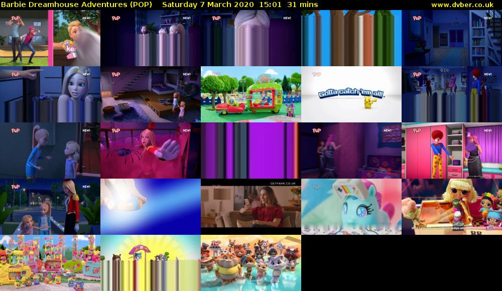Barbie Dreamhouse Adventures (POP) Saturday 7 March 2020 15:01 - 15:32