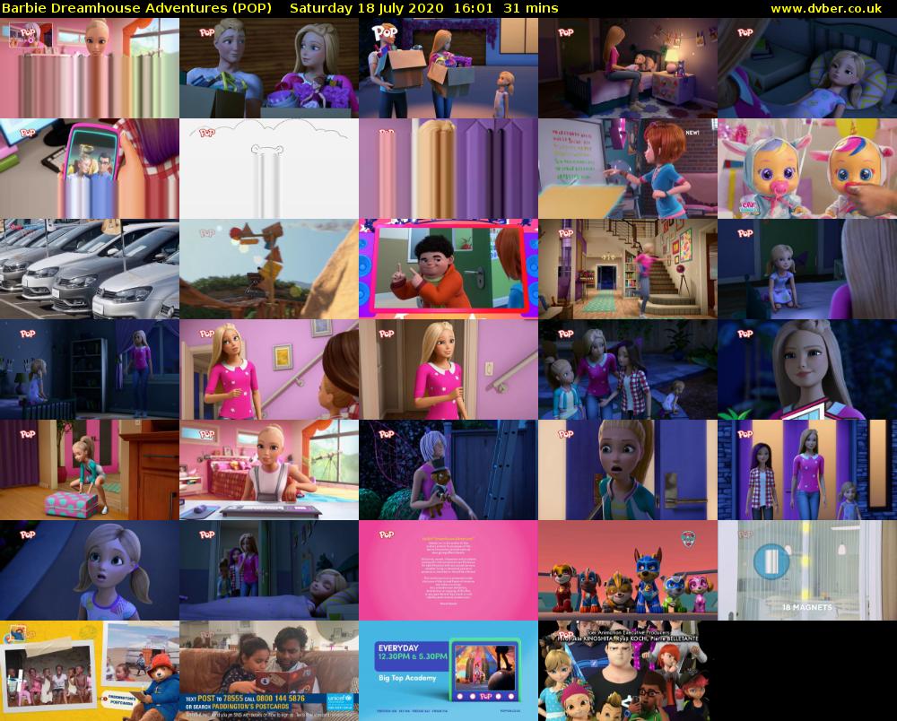 Barbie Dreamhouse Adventures (POP) Saturday 18 July 2020 16:01 - 16:32
