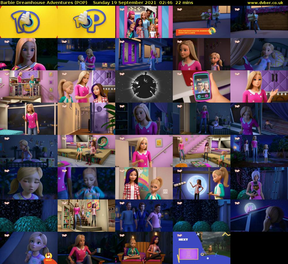Barbie Dreamhouse Adventures (POP) Sunday 19 September 2021 02:46 - 03:08