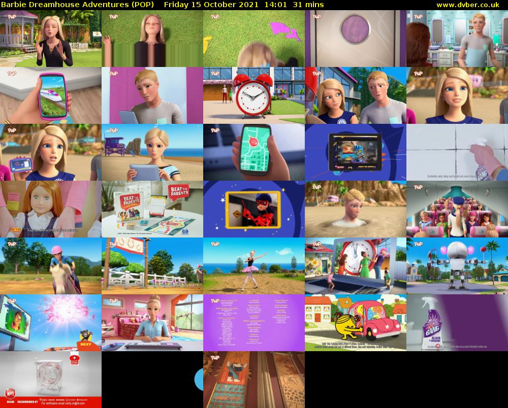 Barbie Dreamhouse Adventures (POP) Friday 15 October 2021 14:01 - 14:32