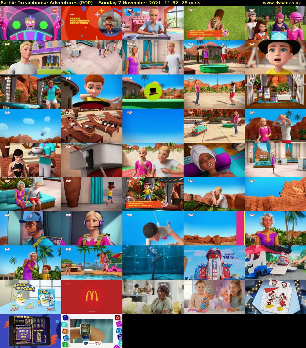Barbie Dreamhouse Adventures (POP) Sunday 7 November 2021 11:32 - 12:00